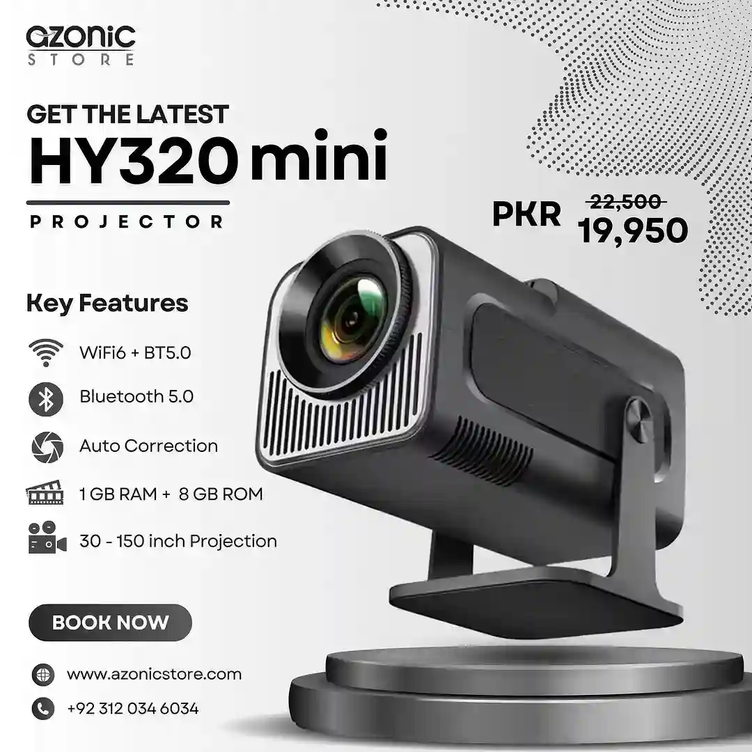 HY-320 4K Android projector